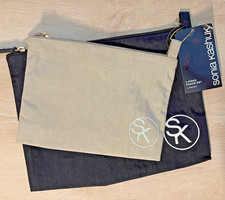 Sonia Kashuk Travel Makeup Bag Pouch Set 2pc - New