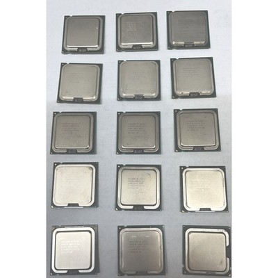 Lot Of 14 Mixed Intel Core 2 Duo E6550 E6750 E7500 E8400 E6600 CPUs Processor