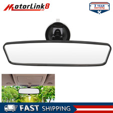Universal Interior Rear View Mirror Glass Wide Angle Suction Cup Mount Universal Interior Rear View Mirror Glass Wide Angle Suction Cup Mount