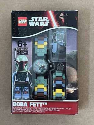 LEGO Star Wars Boba Fett 8020363 Armbanduhr Kinder Uhr Minifigur vintage 2016