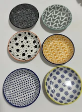 Now Designs Bits & Dots Pinch Bowls | Set of 6