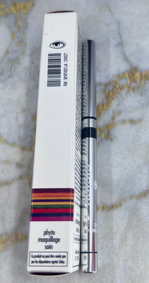 Delineador Sisley Phyto Khol Star impermeable Stylo 1 NEGRO BRILLANTE 0,01 oz Nuevo en caja Foto 3 de 4