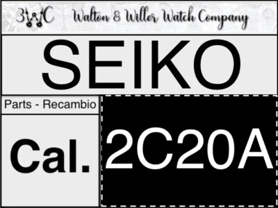 NOS Neue Seiko 2C20A 2C20 A Quarz Teil Ersatz Genuine Uhr