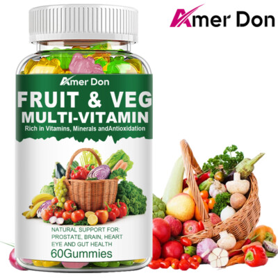 Fruits and Veggies Natural Gummies Balance of Daily Nature Fruits and Vegetables