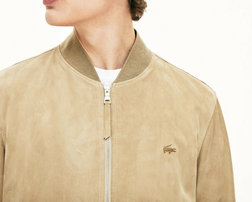 LUXE SUEDE BOMBER JACKET BEIGE LAST1 | eBay