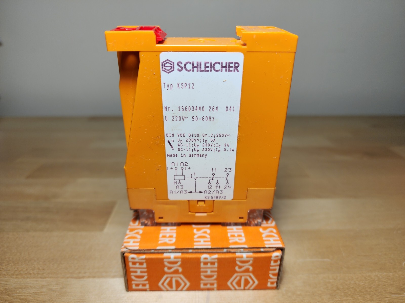 Schleicher KSP12 Relay 15603440-264 220V
