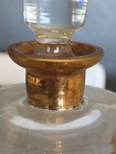 VINTAGE Gold Floral and GLASS DECANTER and Seven Shot GLASSES SET — photo 8