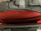 Laptop Computer bag with Shoulder carry strap Gray Red Tote Carrier — photo 6