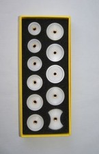 Latest 11pcs pressing nylon dies Watch case opening rubber head new