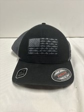 Hooey American Flag Hat "LIBERTY ROPER" BLACK FITTED 2010BK-01 S/M