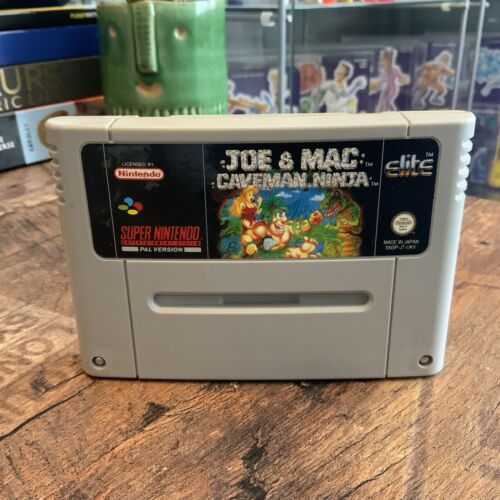 Super Nintendo Joe And Mac Caveman Ninja SNES Retro Video Game Cartridge - Picture 1 of 2