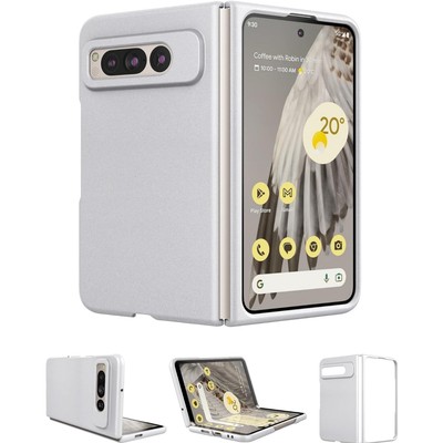 Handyhülle, Schutzcase, Cover, Google Pixel Fold 2023, stoßfest, Silbergrau, ...