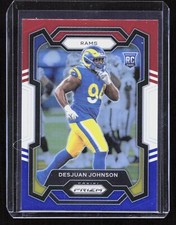Desjuan Johnson 2023 Panini Prizm #356 Red White and Blue Los Angeles Rams