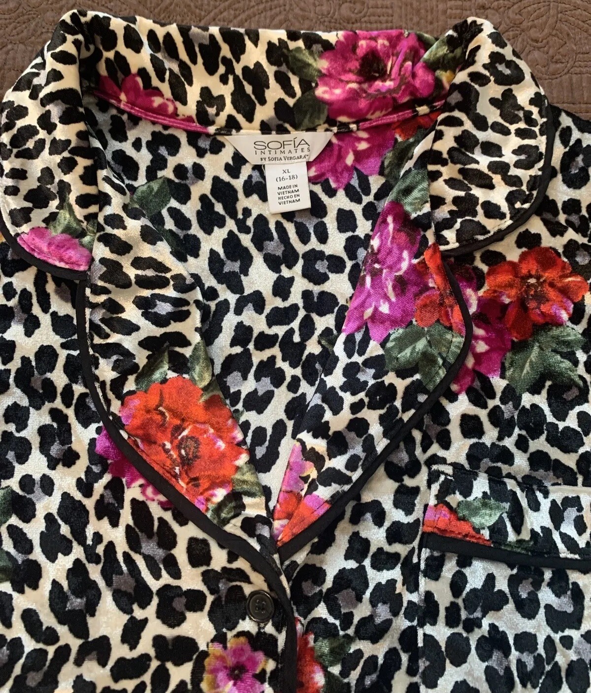 SOFIA INTIMATES by Sofia Vergara EUC Pajamas XL 1… - image 6
