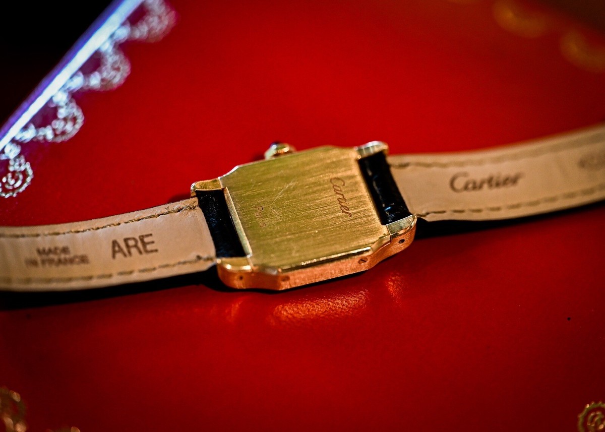Cartier Santos Dumont 7809 20x29mm, Mechanic, 18k Gold | eBay