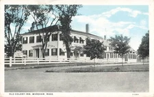 Postcard Old Colony Inn, Wareham, Mass 113064,E.D. West Co., VTG VPC01.