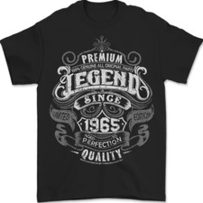 Premium Legend 61st Birthday 1965 Mens T-Shirt 100 Cotton