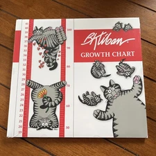 Kliban Child Growth Chart NEW SEALED 4 Ft Long For Wall Milestones Memories