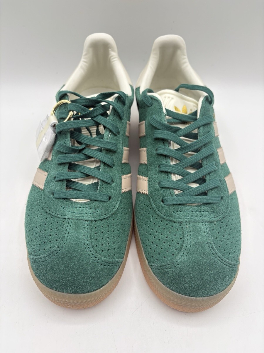 adidas gazelle silver green womens Adidas Gazelle Bold Magic Beige Collegiate Green – Newcop main image 1