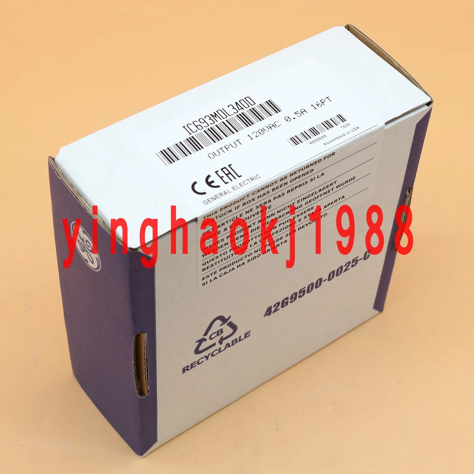 For GE Fanuc IC693MDL340D Series Module Output 120V VAC 5A 16PT NEW - Image 3 of 4