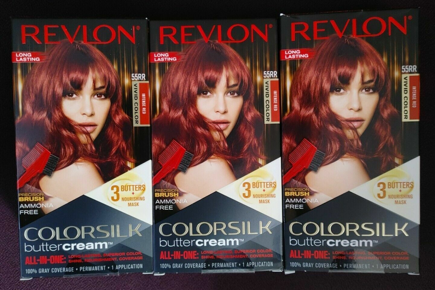 3-Revlon ColorSilk Buttercream All-in-One Detroit Mall Max 69% OFF Color Permanent Hair 5