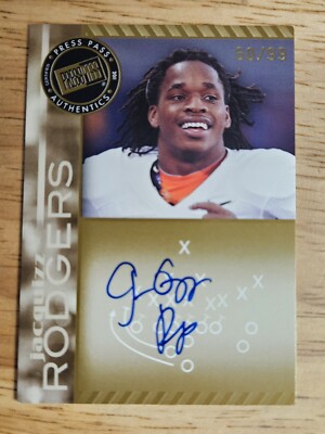 2011 Press Pass - Signings Gold #PPS-JR JACQUIZZ RODGERS Auto #60/99