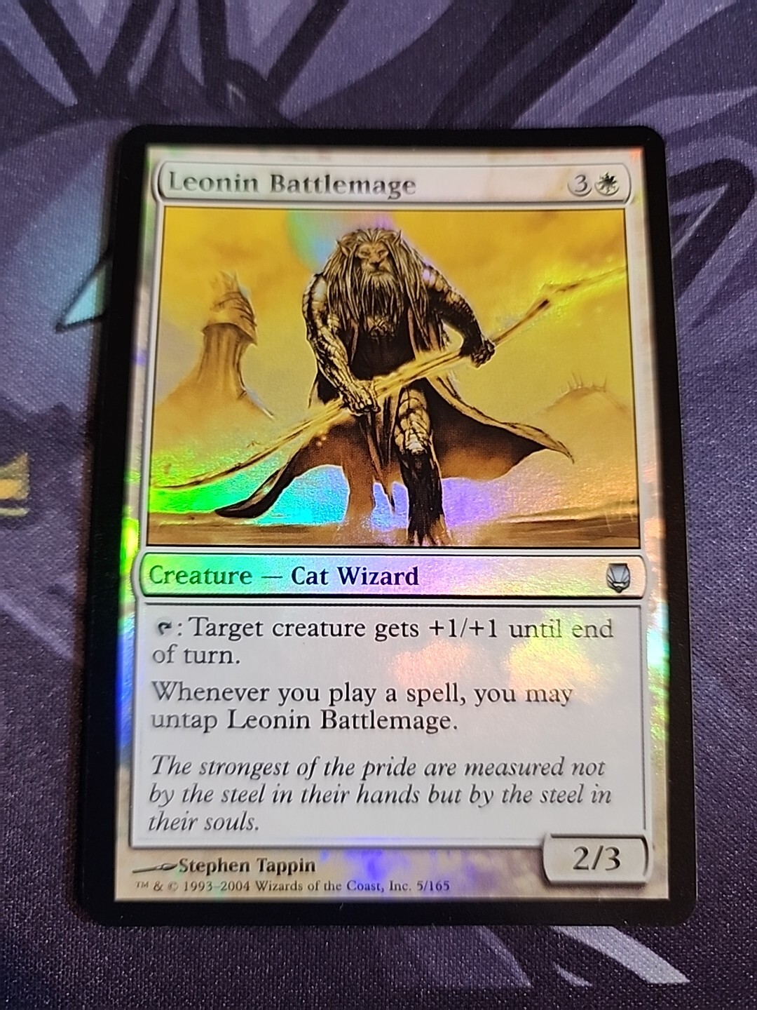 Leonin Battlemage Darksteel Foil Near Mint Mtg