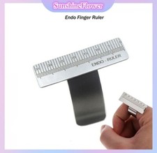 Dental Endo Gauge Finger Ruler Stainless Steel Measure Scale Ring Instrument