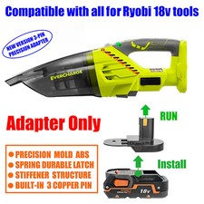 1x Adapter for Ridgid 18v Li-ion Batteries to for Ryobi 18v One Cordless Tools