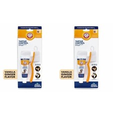 2 Arm Hammer Toothpaste for Dogs/Puppies Tartar Control Dental, Vanilla Ginger