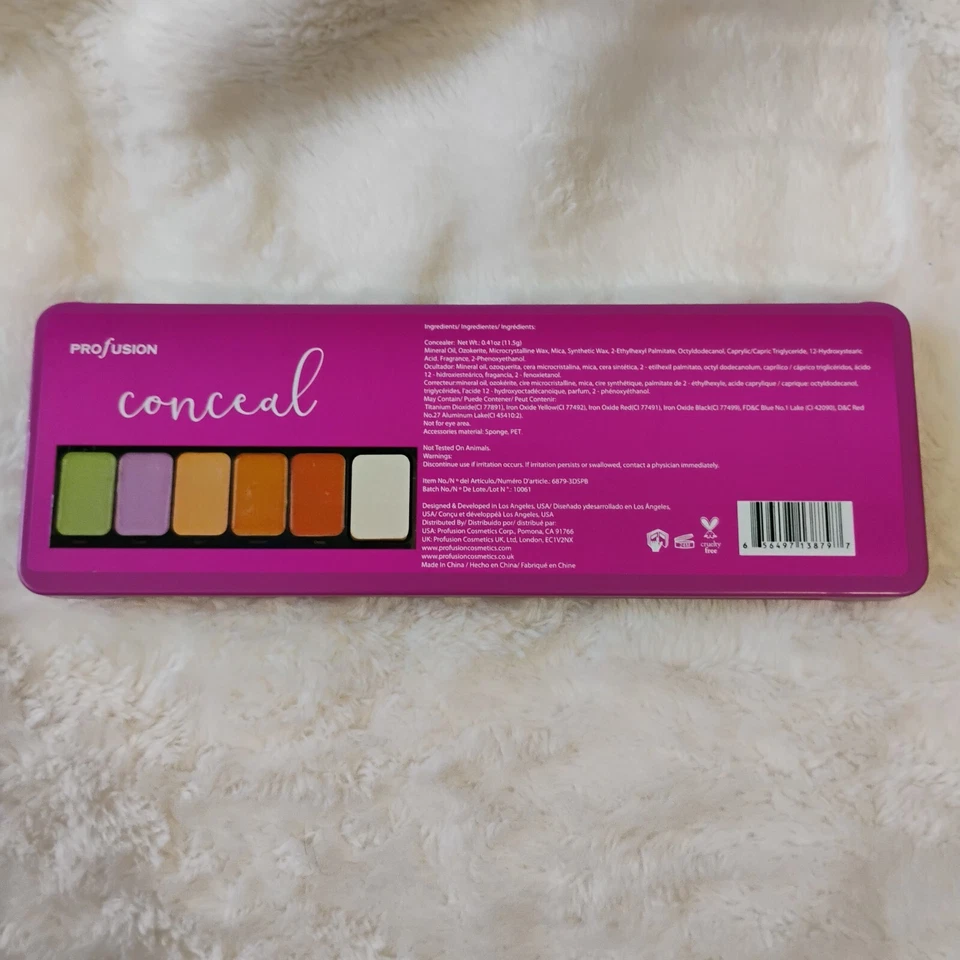 Profusion Conceal Color Corrector Palette NEW Face Cream Contour Kit 5 Colors - Image 3 of 4