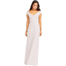 Show Me Your Mumu Zurich Knot Gown in Show Me the Ring Stretch Crepe, Small. NWT