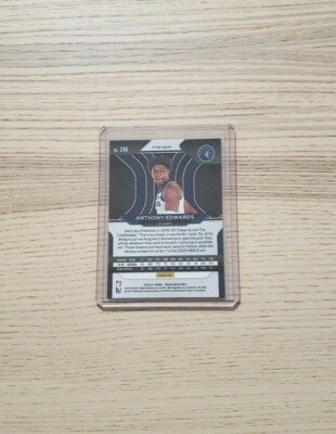 2020-21 Prizm Ruby Red Wave Parallel Anthony Edwards Rookie Card