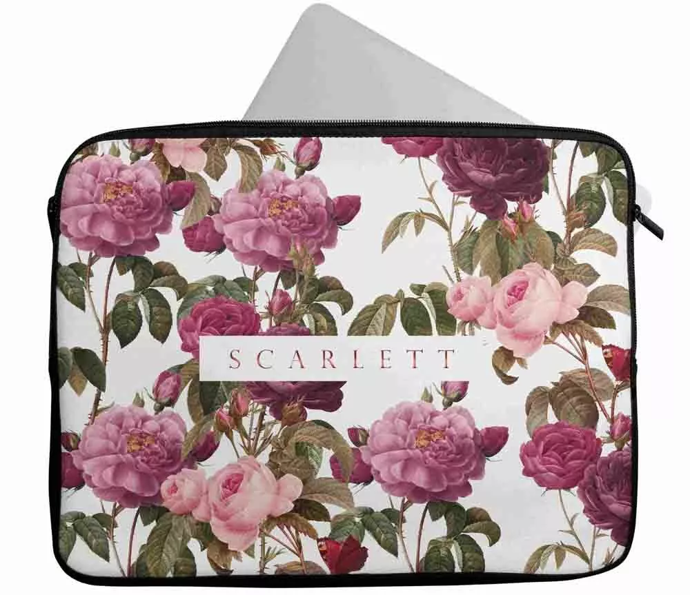 Flower laptop cheap case