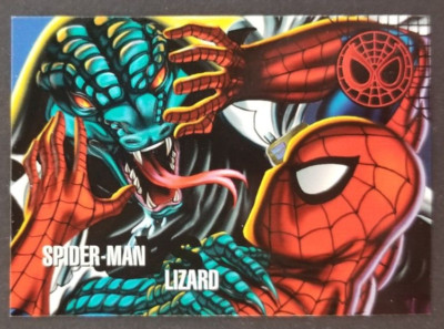 Spiderman Lizard 1996 Marvel Vision Fleer Skybox Card #22 (NM)
