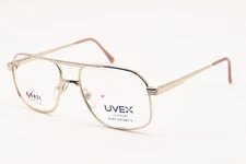 NEW UVEX BBY HONEYWELL PC250A GOLD CS82 AUTHENTIC DESIGNER EYEGLASSES 54-16