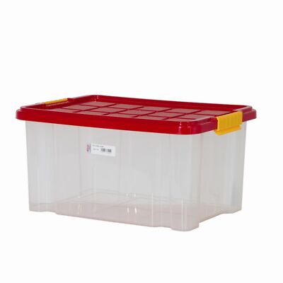 Euro-Box mit Deckel 15L Aufbewahrungsbox Spielzeugkiste stapelbar 40x30x20cm
