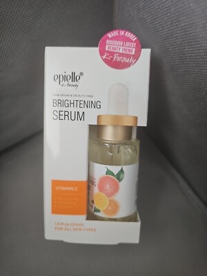 epielle K-Beauty Brightening Serum Vitamin C Smoothing, Glowing 1 Oz NEW