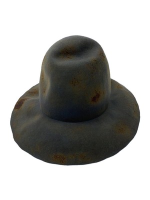 YOHJI YAMAMOTO POUR HOMME HAT BELL BOWLER WOOL Khaki MENS HJ-H02 