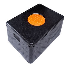 The Box Thermobox Uni groß, Transportbox Kiste Styropor 80 l, Nutzhöhe 30cm
