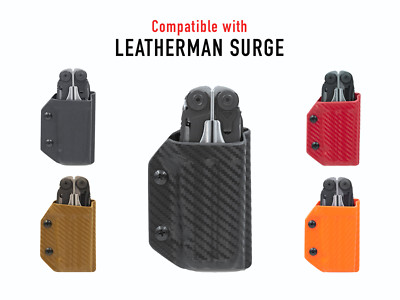 Clip & Carry Kydex Multitool Sheath fits Leatherman Surge - USA Made