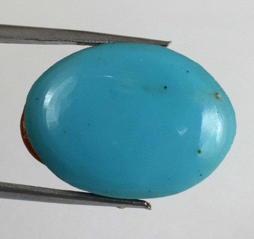 US Seller Natural Arizona Blue Turquoise Oval Gemstone Certified - Picture 15 of 24