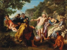 The Judgement of Midas | Pietro Bianchi | 1725 Baroque Greek Mythology Print