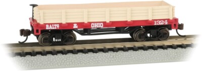 Spur N - Bachmann Old-Time Wood Gondola Baltimore & Ohio -- 15452 NEU