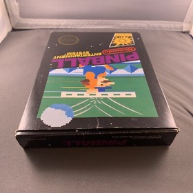 c&iacute;rculo sello pinball completo en caja original nintendo nes juego sin espuma sin inserto