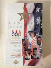 1996 Upper Deck U.S. Olympic Champions USA Olympicards Box, Factory Sealed