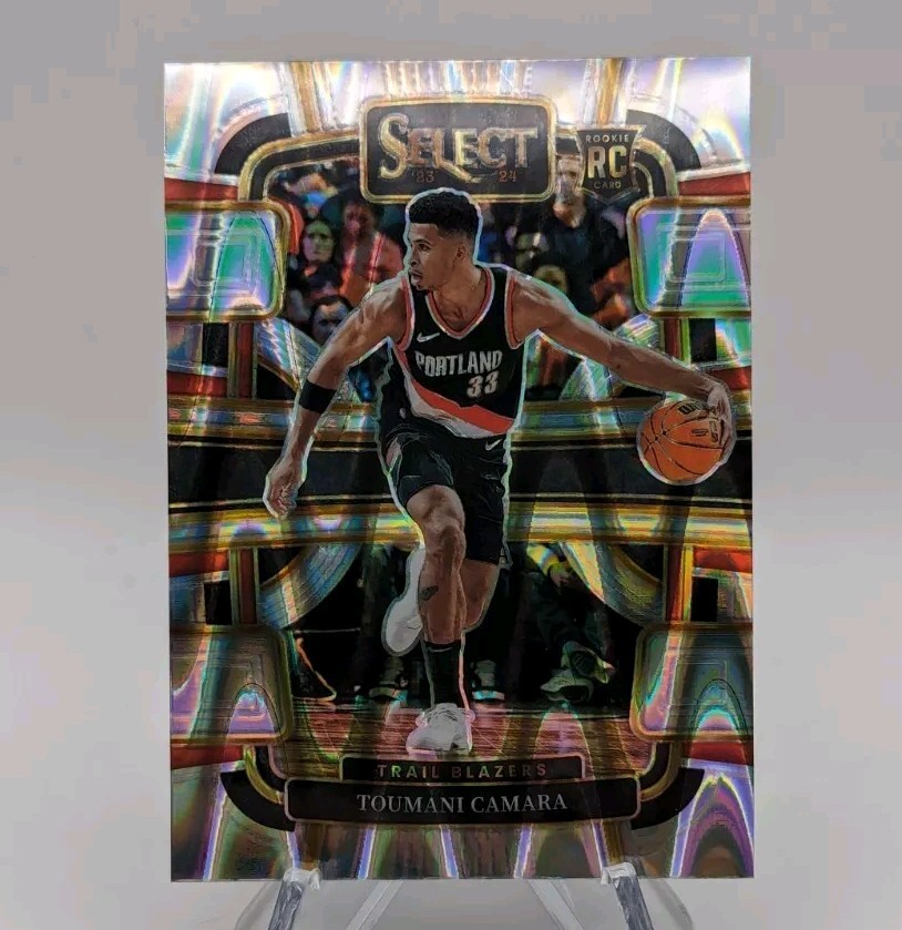 Toumani Camara 2023-24 Panini Select Concourse #81 Silver Tectonic Prizm RC SP