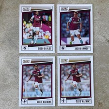 4 Card Aston Villa Panini Score Premier League Lot!
