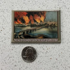 The Fall Of Richmond Virginia April 1865 Travel Souvenir Fridge Magnet #52747