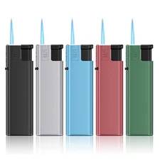 Mini Torch Lighter Windproof Jet Lighter Butane Refillable 5 Pack